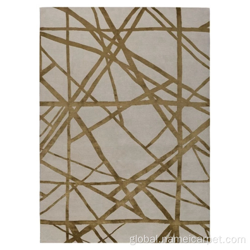 Handmade Tufted Rugs Hand tufted wool carpet rug Supplier